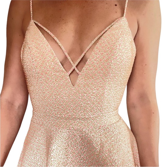 Jovani High Low Dress Pink - Picture 3 of 6